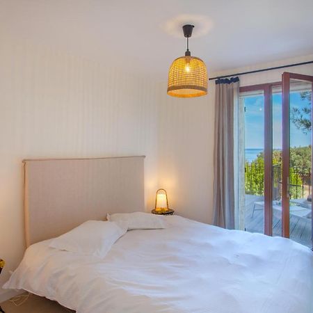 Villa Bodri, Maison En Pierre Avec Vue Mer Et Piscine Chauffee LʼÎle-Rousse Buitenkant foto