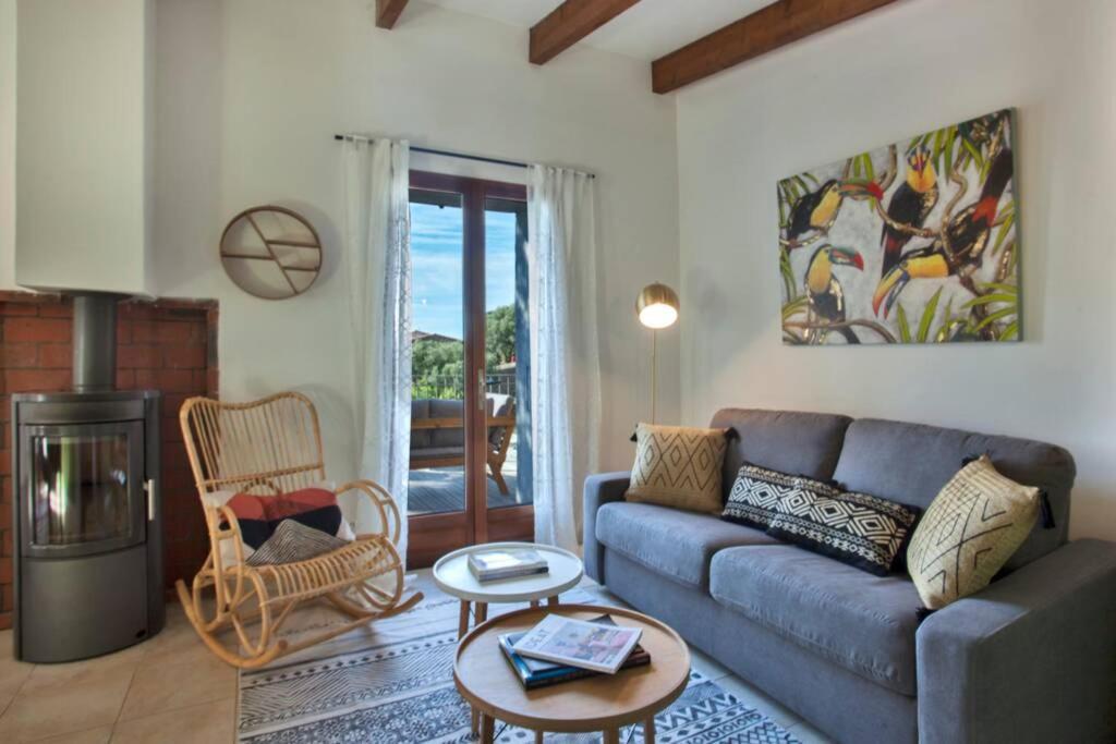 Villa Bodri, Maison En Pierre Avec Vue Mer Et Piscine Chauffee LʼÎle-Rousse Buitenkant foto