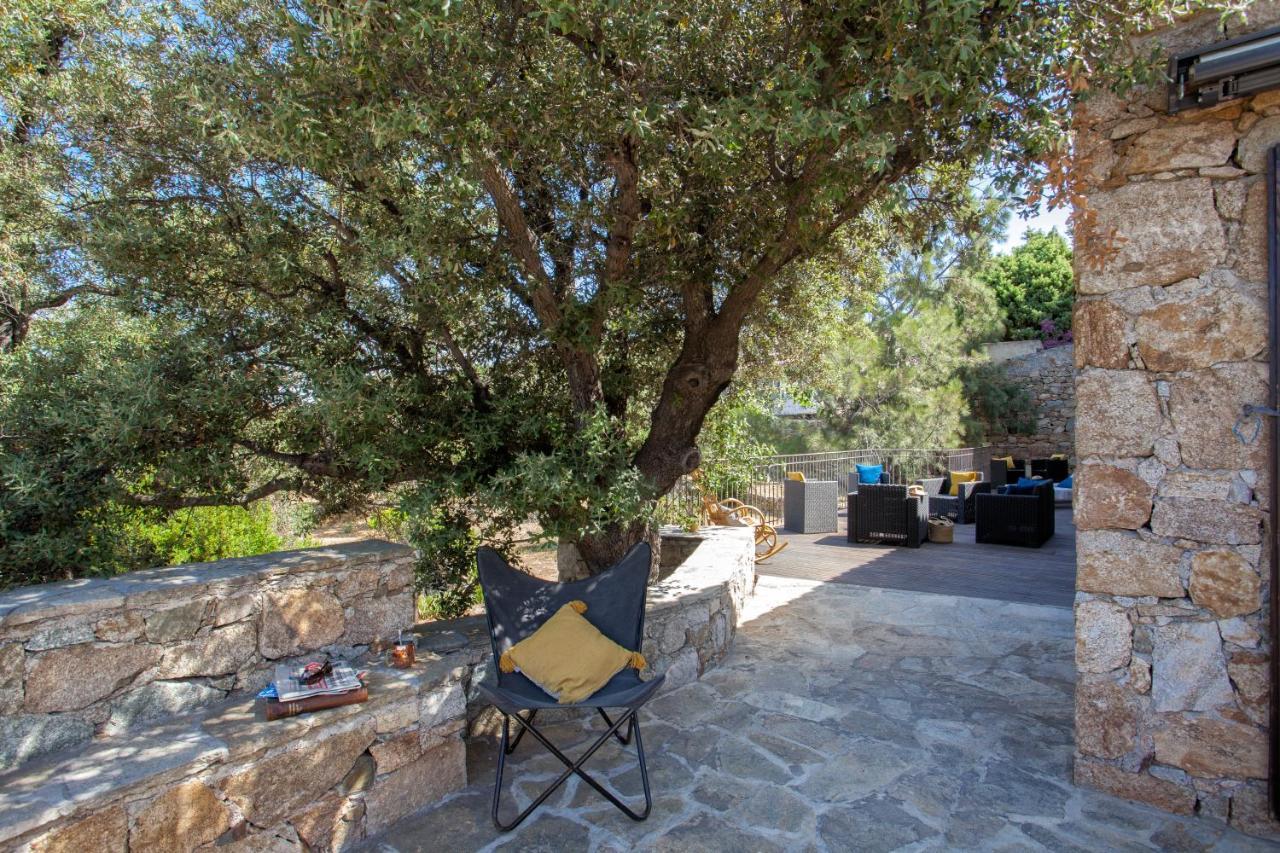 Villa Bodri, Maison En Pierre Avec Vue Mer Et Piscine Chauffee LʼÎle-Rousse Buitenkant foto